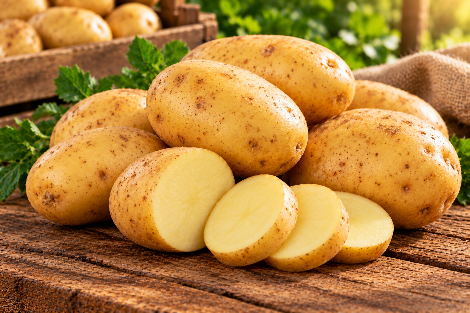 Batatas frescas